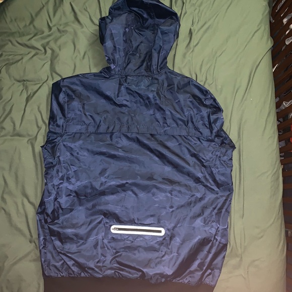 Ideology Camo Windbreaker Hoodie (Obsidian Blue) - Picture 5 of 5